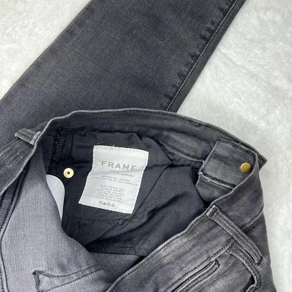 Frame Denim Le High Skinny Selby Wash Jeans Size 26 - Picture 6 of 7